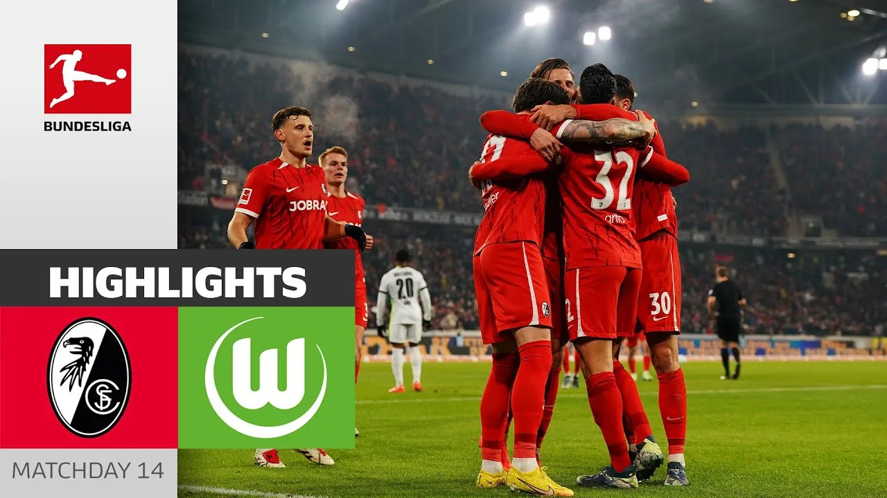 Fête du but à Breisgau | SC Fribourg – VfL Wolfsbourg 3-2 | Faits saillants | MD14 – Bundesliga 24/25