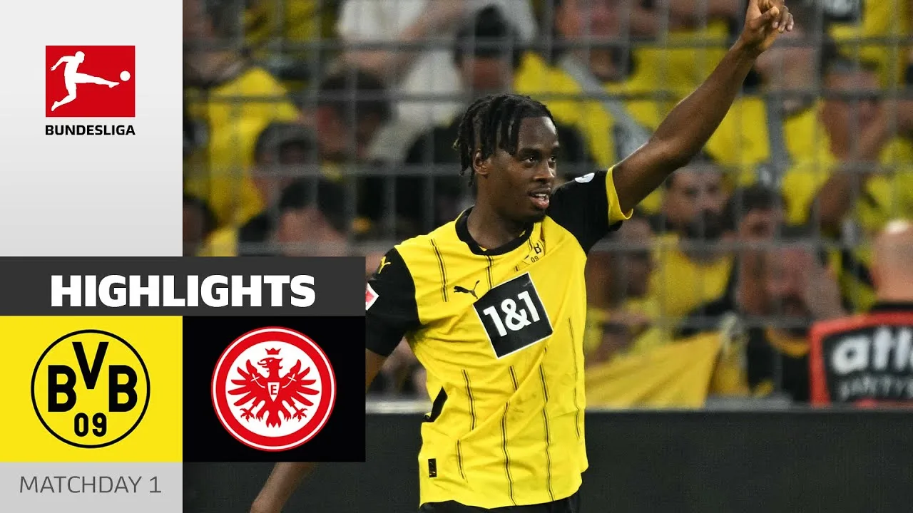 Jamie Gittens est imparable ! | Borussia Dortmund – Eintracht Francfort 2-0 | Points forts