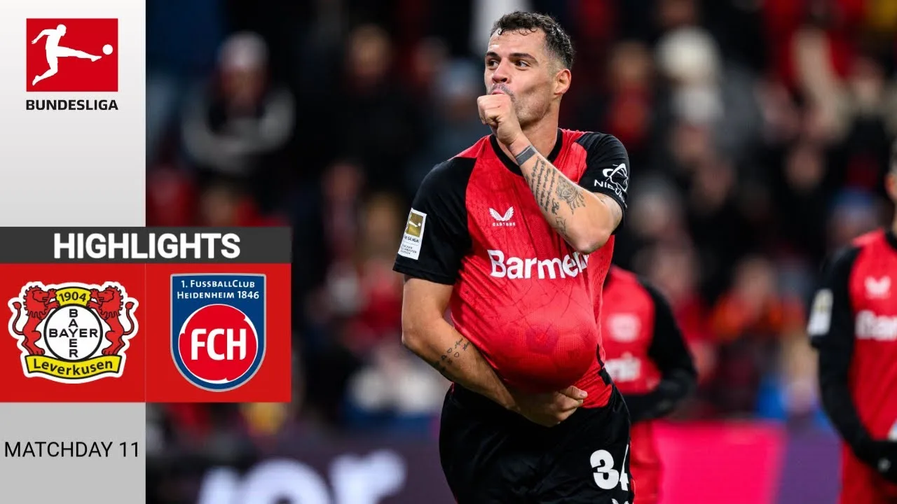 Bayer Leverkusen – FC Heidenheim | 5:2 | Résumé | Bundesliga 2024-25