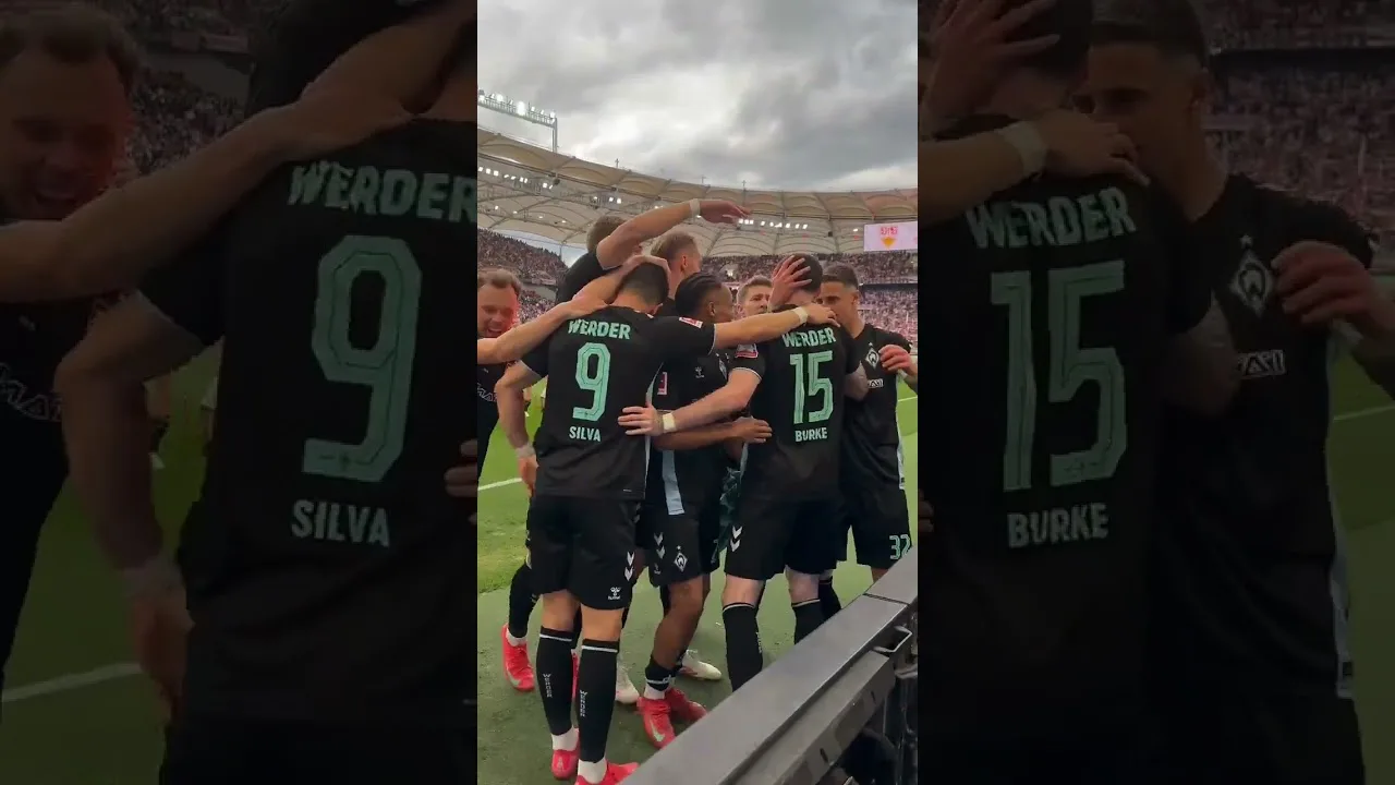 Objectif de la victoire d’un point de vue de Wadmin 😍🏴󠁧󠁢󠁳󠁣󠁴󠁿 #bundesliga #football #werderbremen