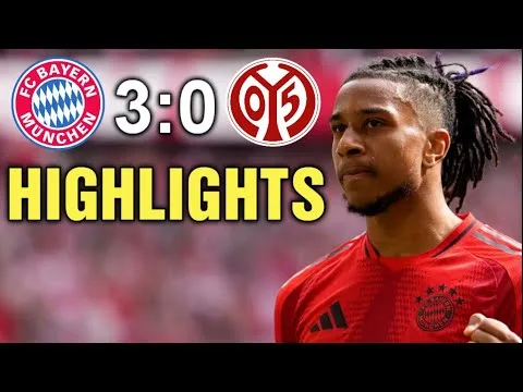 Bayern-Mainz 3-0 Faits saillants et tous les buts (Bundesliga 2024-25) Bavaria Munich Mainz 05