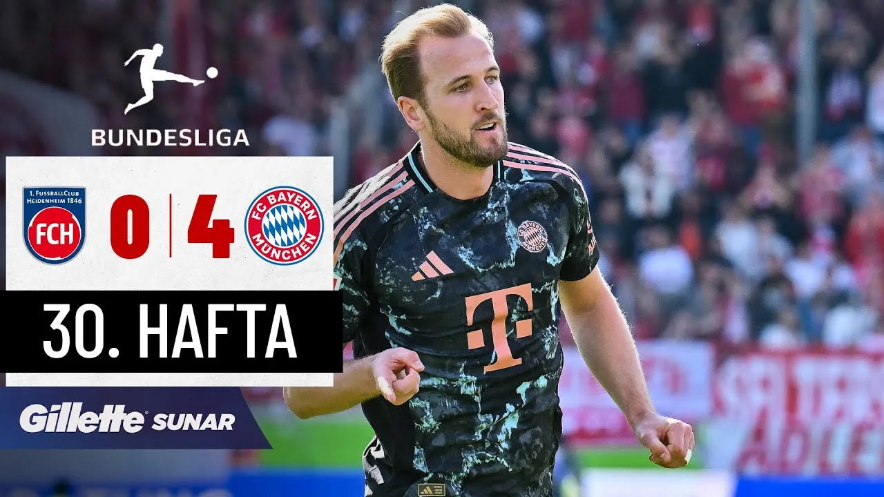 Gillette | Heidenheim (0-4) Bayern Munich | Résumé du match de la 30e semaine | Bundesliga – 2024/25