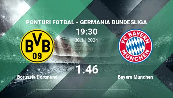 Borussia Dortmund vs Bayern Munich, conseils de paris Pari…