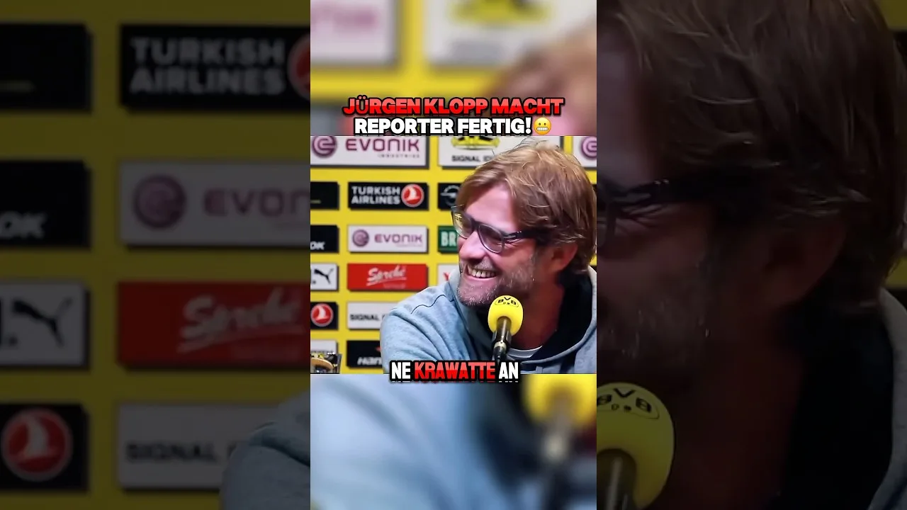 Jürgen Klopp ist sich vor nix scheu🤣 #bundesliga #football #fussball