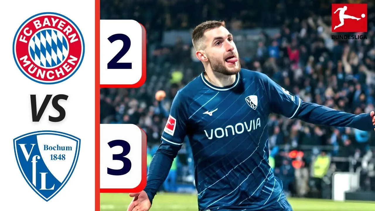 Bayern Munich vs Bochum (2-3) | Tous les objectifs et les faits saillants prolongés | Bundesliga 2024/25