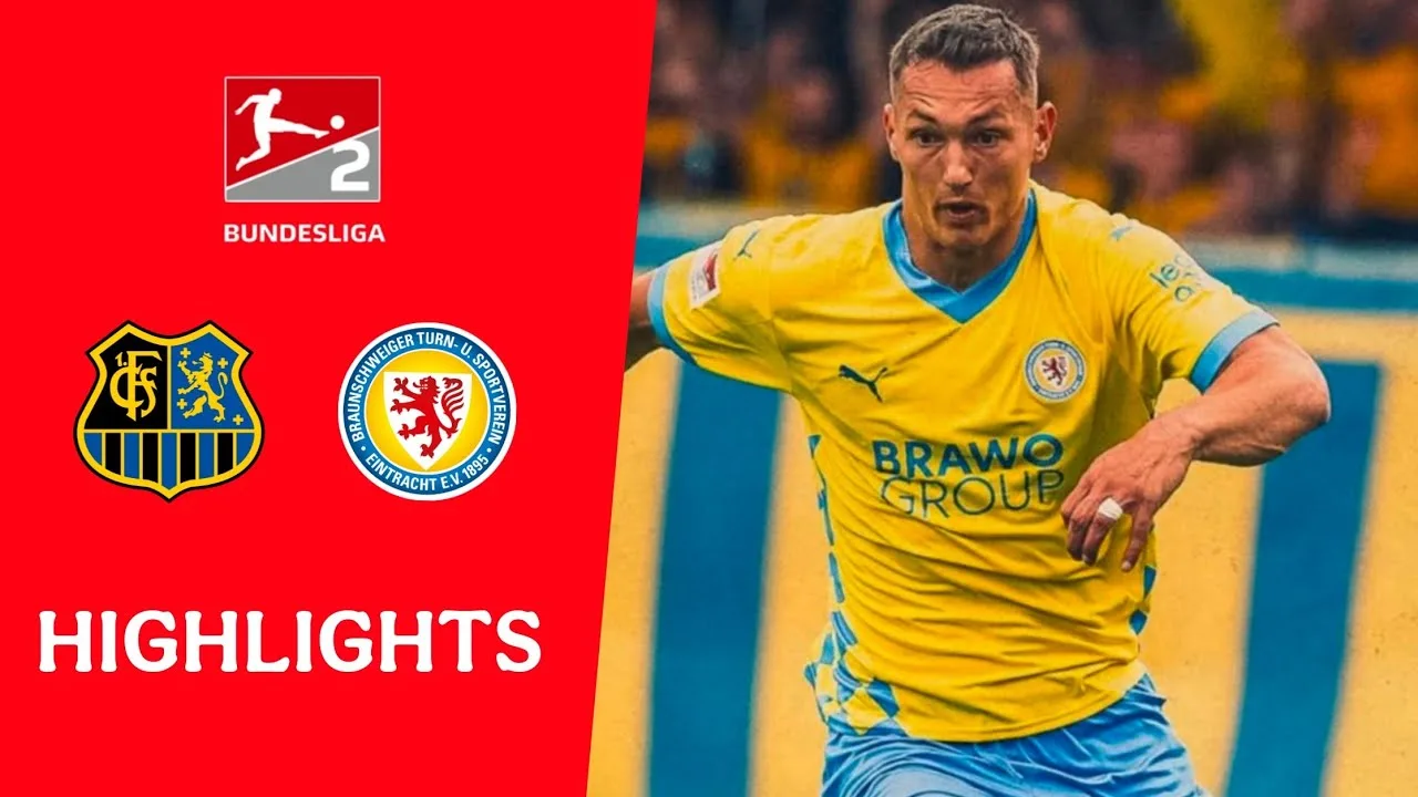 Eintracht Braunschweig – 1. FC Saarbrücken (2-2) | 2. Bundesliga Descent | Jouez des points forts aujourd’hui!