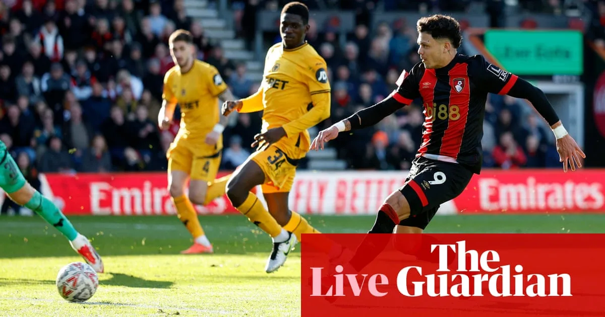 Bournemouth v Wolves: FA Cup latest, plus EFL, Bundesliga, La Liga and more – live | Football