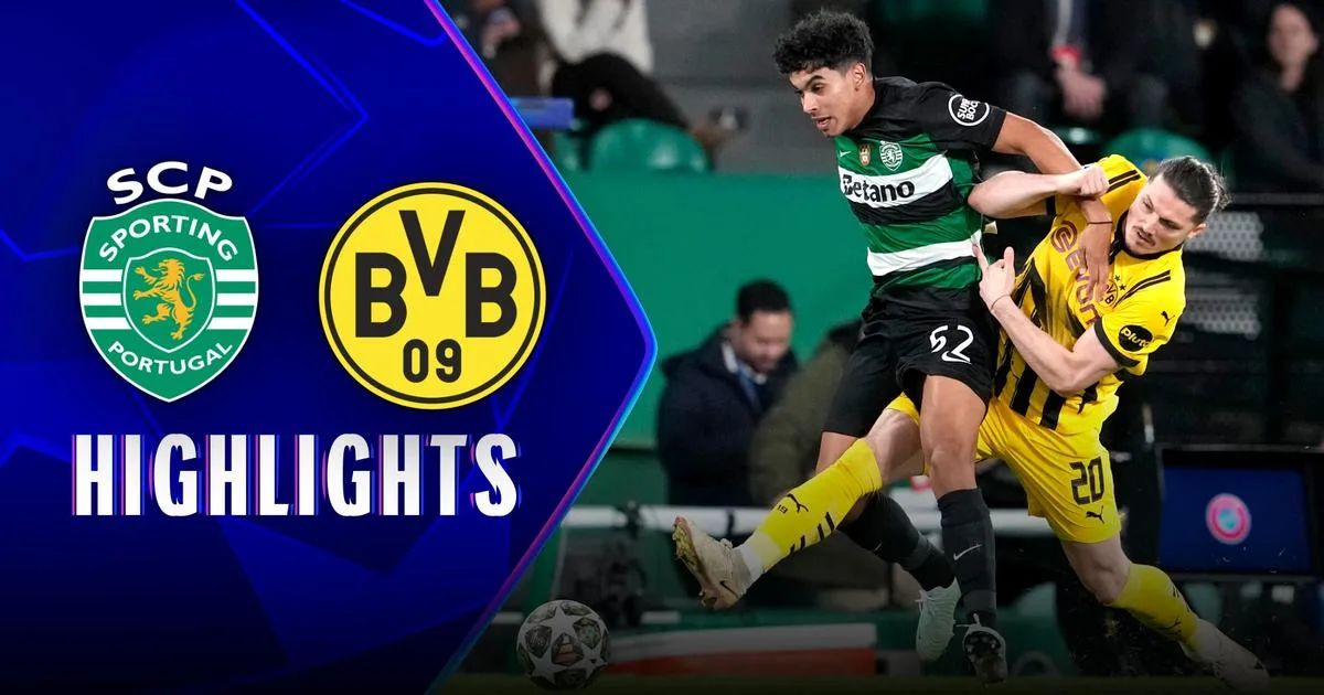 Barrages aller, Sporting – Borussia Dortmund: le résumé de la rencontre – rts.ch – Sport
