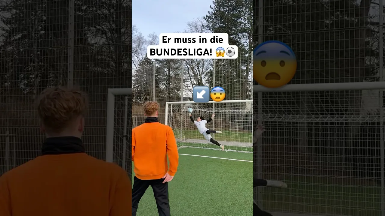 Dieser Torwart MUSS in die BUNDESLIGA! 🤯 #jannikfreestyle #torwart