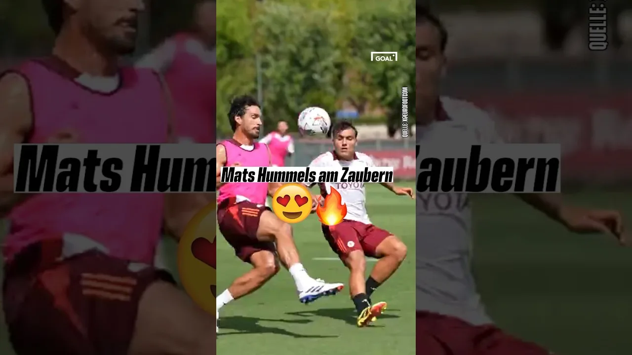 Mats Hummels joue bien à l’entraînement de l’AS Roma🔥🔥🔥 #transfer #seriea #bundesliga