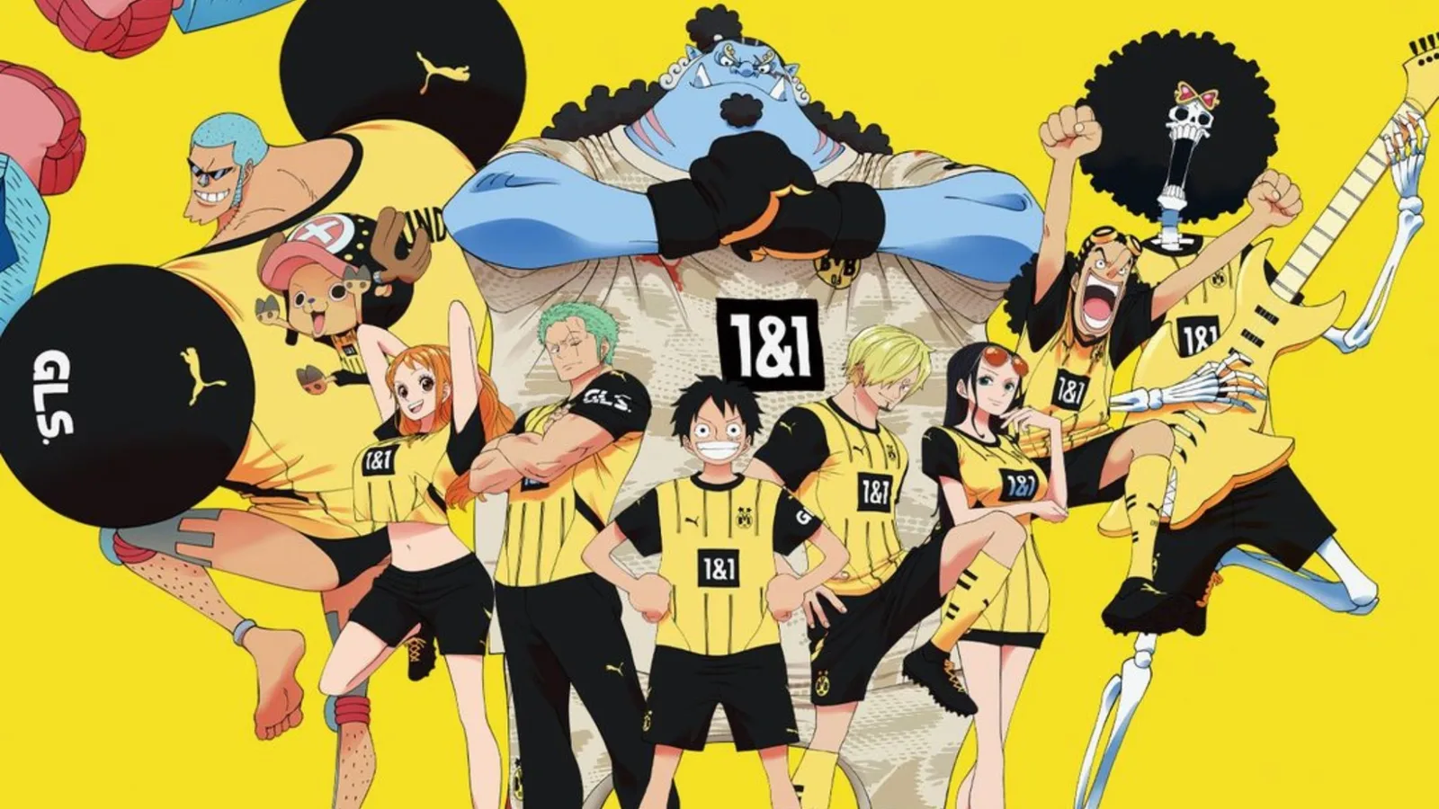 One Piece fait équipe avec le Borussia Dortmund pour une nouvelle collaboration cool