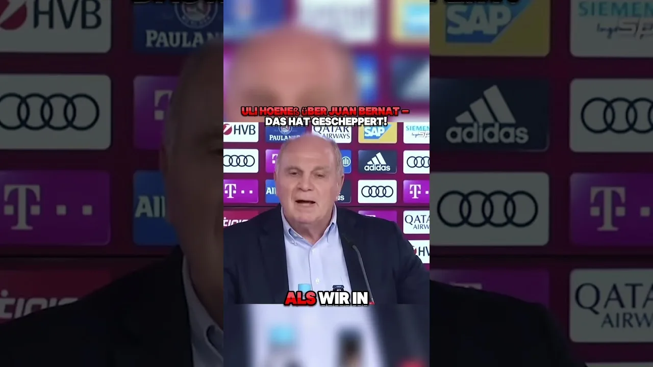 Hoeneß war auf 180 – und Bernat kriegt alles ab 😳🔥 #interview #bundesliga #bayern #pressconference