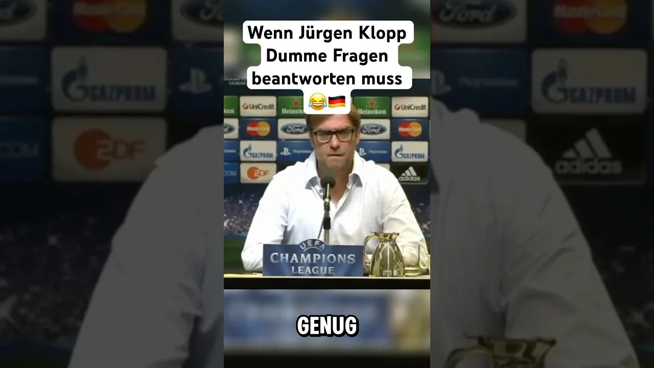 Wenn Jürgen Klopp Dumme Fragen beantworten muss (Teil 3) 😂🇩🇪 #klopp #bvb #bundesliga #fussball