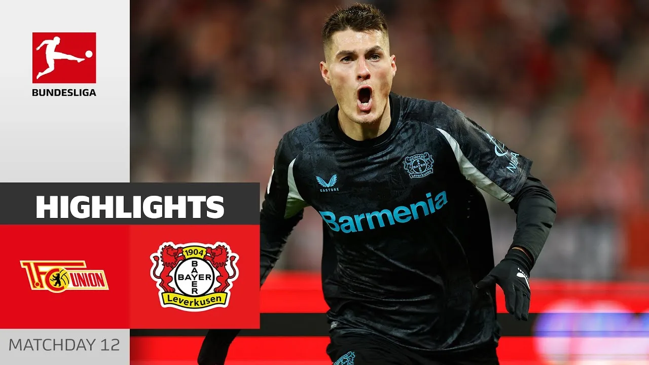 Schick décide du jeu ! | Union Berlin – Bayer 04 Leverkusen 1-2 | Faits saillants | Bundesliga