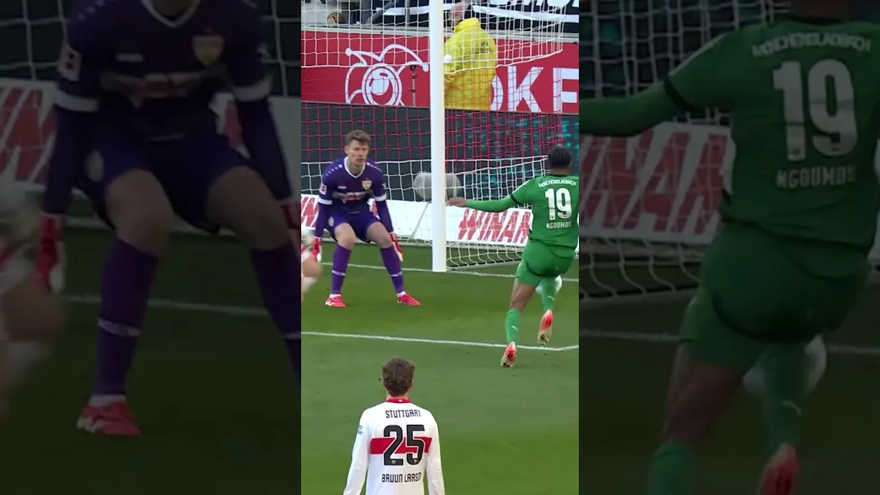 Ngoumou trifft nach Traumvorarbeit von Weigl 🪄🫡 #Bundesliga #dieFohlen #Borussia