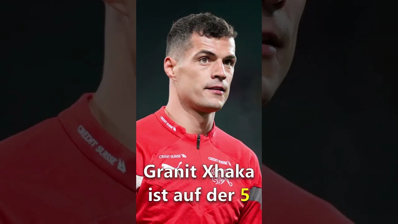 Les 10 joueurs de football suisses les plus précieux! 💲 # shorts #fussball #bundesliga