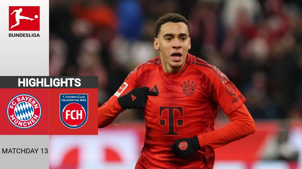 Bayern Munich – FC Heidenheim | 4:2 | Résumé | Bundesliga 2024-25 | Bavière Heidenheim