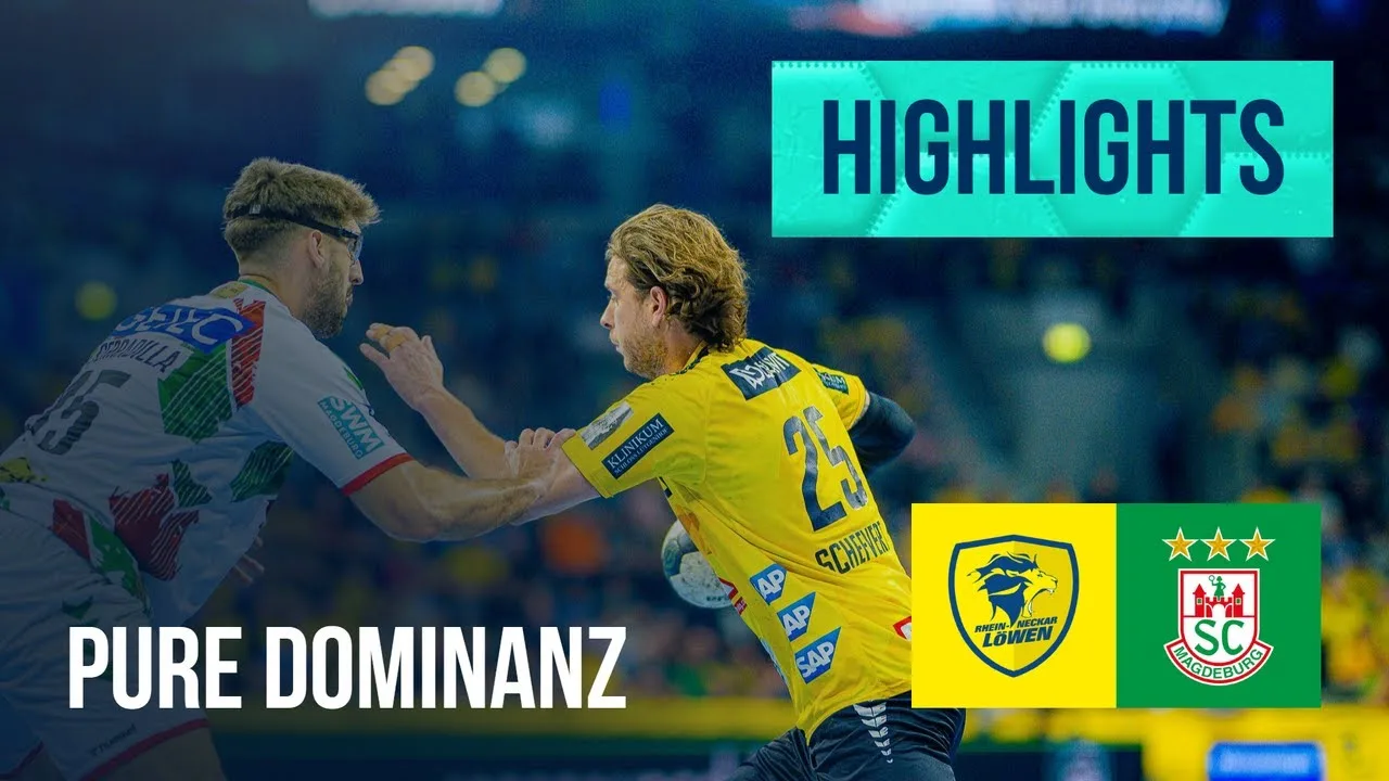 Temps forts : Rhein-Neckar Löwen – SC Magdebourg (saison 2024/25) | DAIKIN Handball-Bundesliga