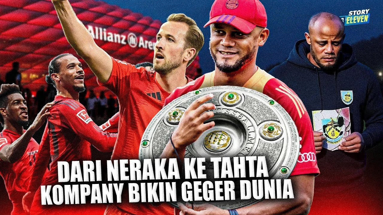 Hier a été dégradé, maintenant le champion de Bundesliga! Vincent Kompany renvoie la gloire du Bayern Munich