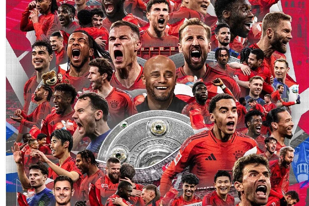 Bayern Munich, champion en Bundesliga. A remporté le 34e titre