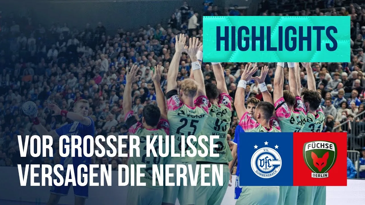 Temps forts : VfL Gummersbach – Füchse Berlin (saison 2024/25) | DAIKIN Handball-Bundesliga