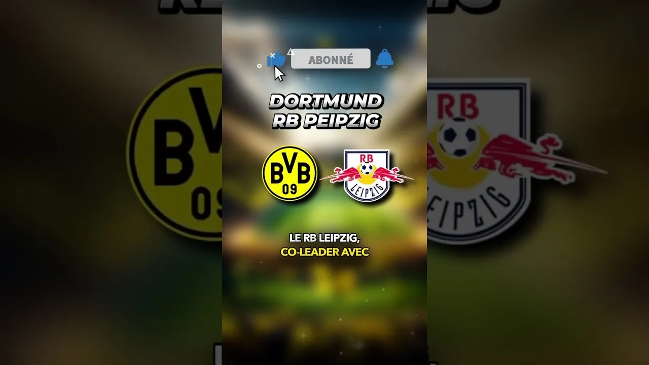 Pronostic football Bundesliga allemande Borussia Dortmund RB Leipzig #pronostic