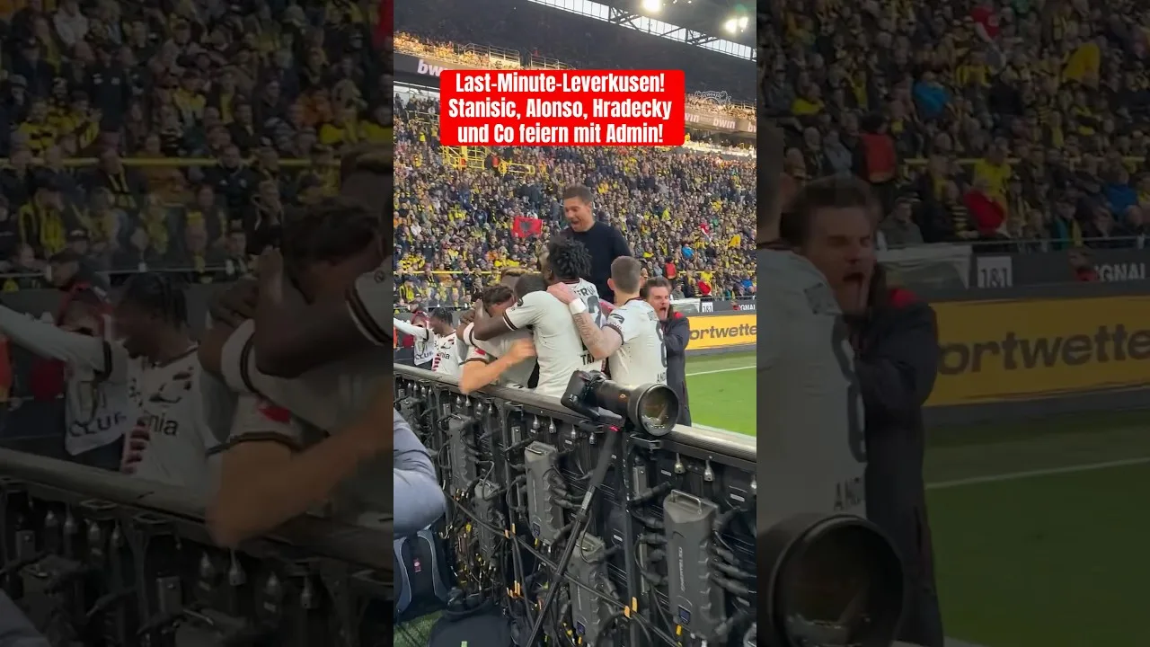 Explosion d’émotions : égalisation à la 90e +7 contre Dortmund ! 🤯 D’où vient soudainement Xabi ? 😅