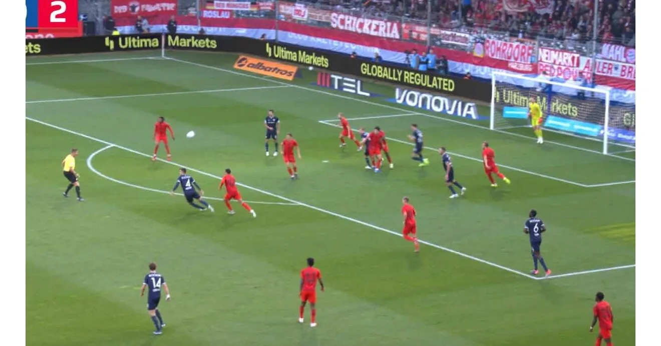 Ultima Markets occupe le terrain central lors des matchs de Liga et de Bundesliga