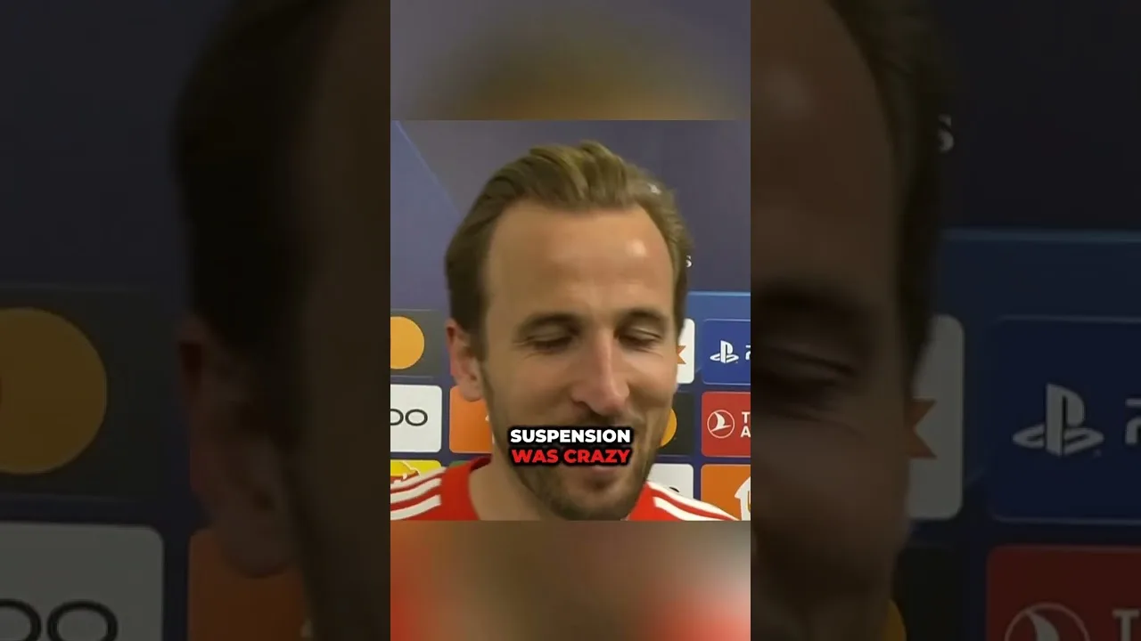 Harry Kane really does look cursed ☠️😳 #harrykane #kane #bundesliga #fcbayern
