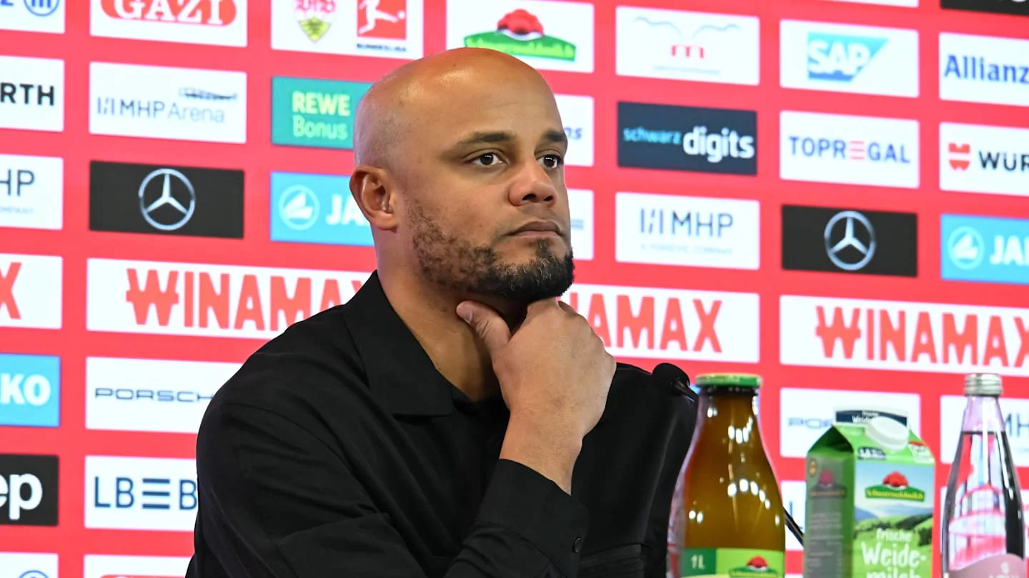 Vincent Kompany, Leon Goretzka et Christoph Freund réagissent à la victoire de Bundesliga du Bayern