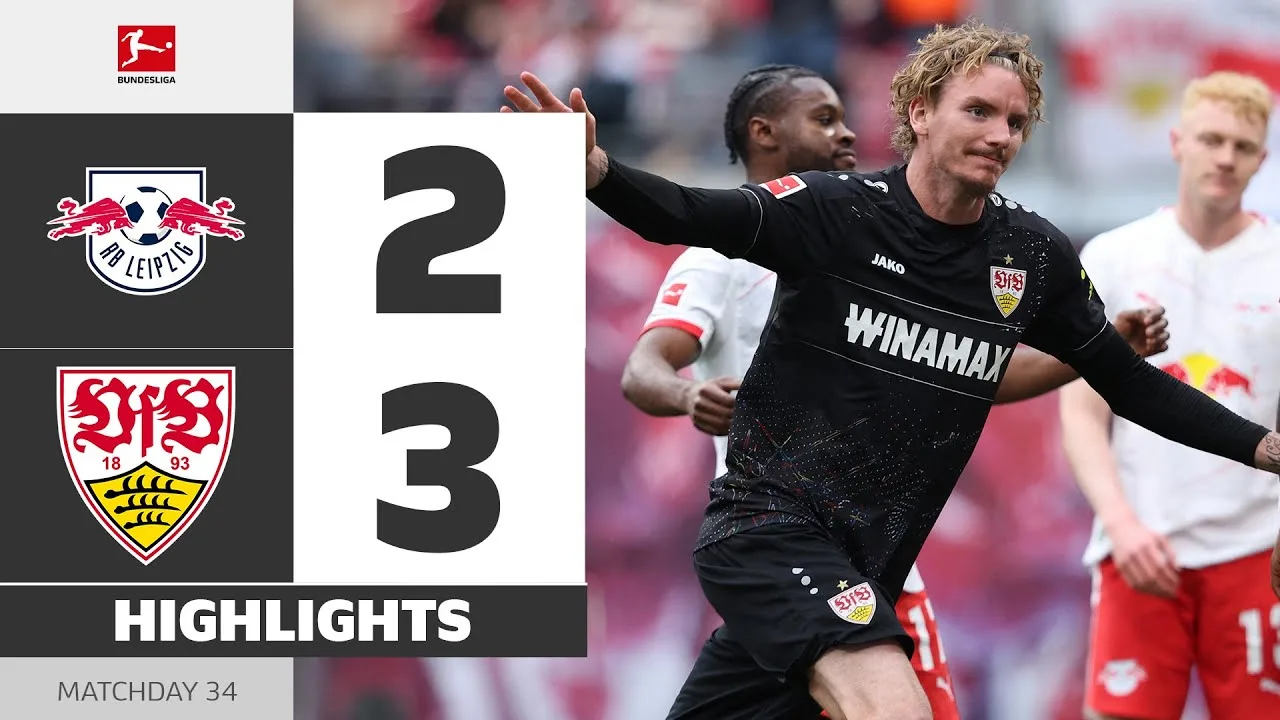 Drame pur! | RB Leipzig – VFB Stuttgart | Faits saillants | Matchday 34 – Bundesliga 2024/25