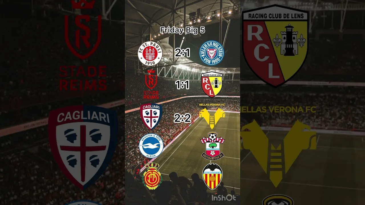 Friday Upcoming Games #football #predictons #premierleague #laliga #bundesliga #seriea #ligue1