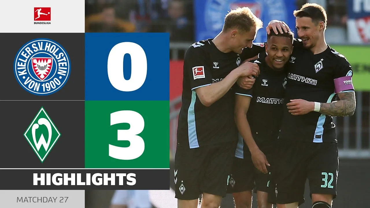 Objectif de coup franc sous un angle impossible | Holstein Kiel – Sv Werder Bremen | Faits saillants | MD 27