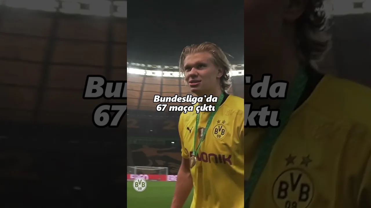 Haaland’ın Bundesliga ve Premier Lig performansı #shorts #futbol #haaland