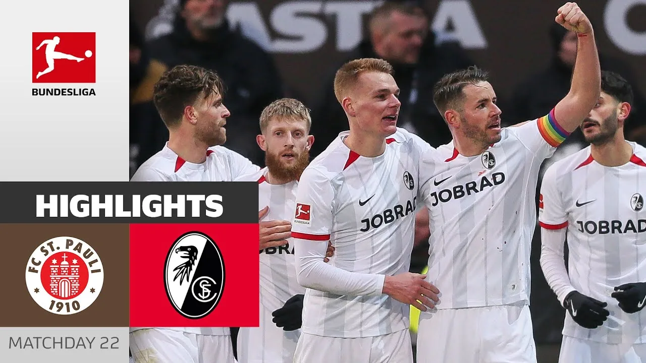 Günter devient gagnant du match | FC St. Pauli – SC Freiburg 0-1 | Faits saillants | MD 22 – Bundesliga 24/25