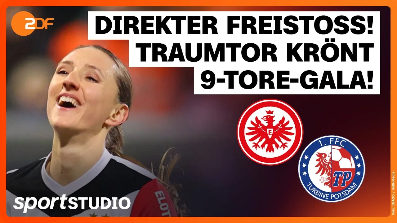 Eintracht Frankfurt – Turbine Potsdam | Bundesliga féminine, 14e match 2024/25 | studio de sport