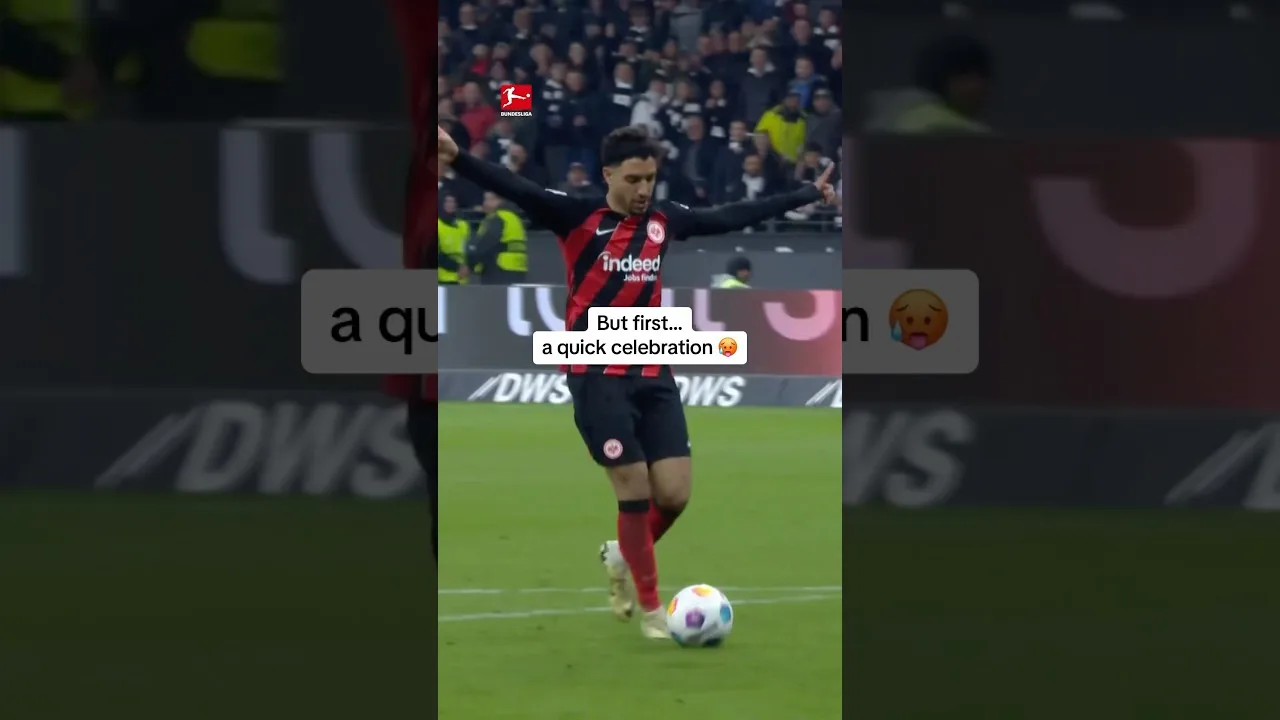 Marmoush célèbre avant de marquer! 🙃😳
