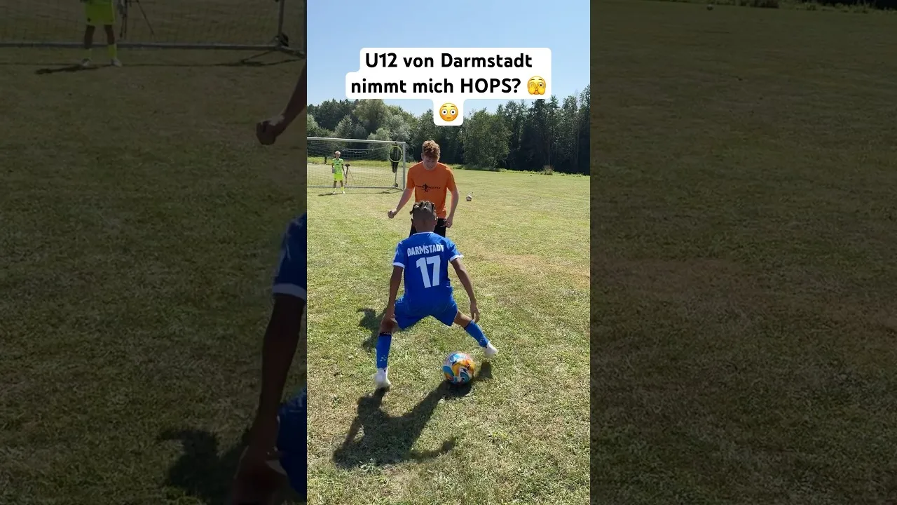 U12 Bundesliga Team nimmt mich HOPS? 🫣🥶 #1vs1 #jannikfreestyle