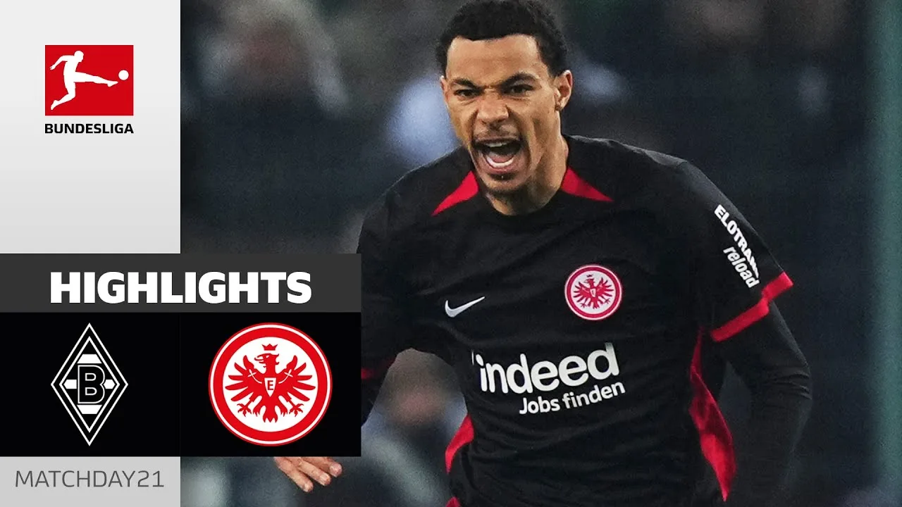 Ekitike égalise! | Borussia M’gladbach – Eintracht Frankfurt 1-1 | Faits saillants | MD 21 – Bundesliga