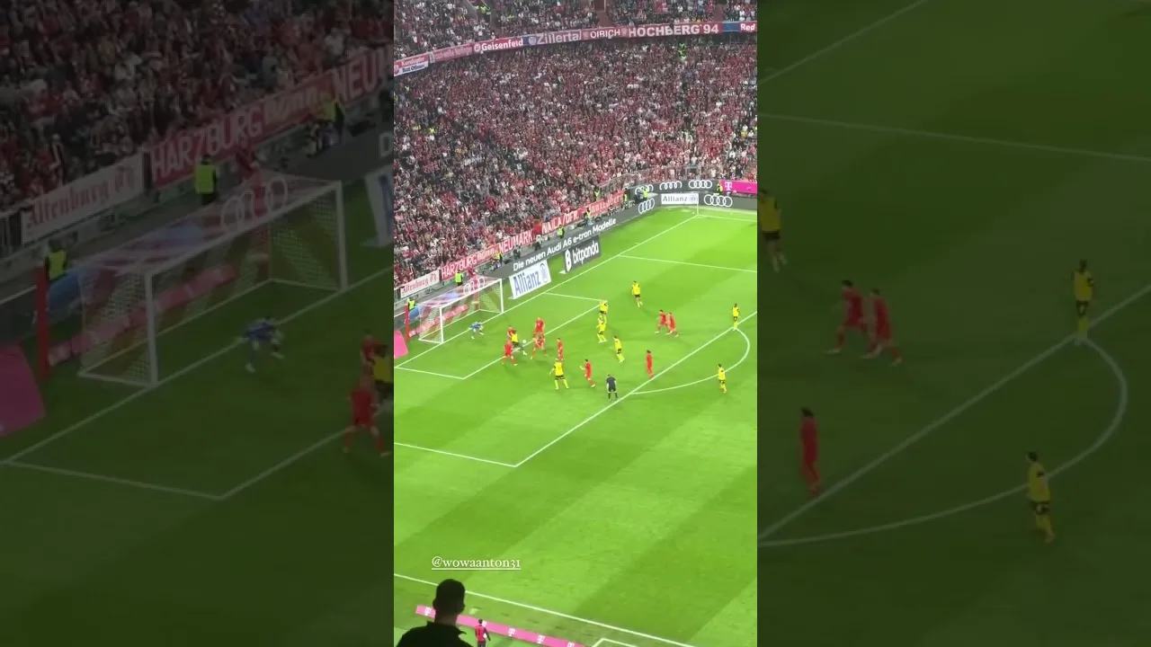 ⚽️ Waldemar Anton Bayern Munich 2-2 Borussia Dortmund #bundesliga