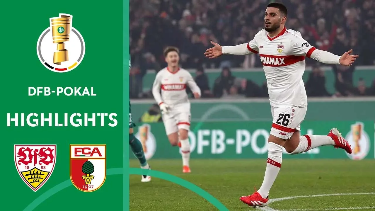 Un Undav devient le gagnant du match | VFB Stuttgart vs FC Augsbourg 1-0 | Faits saillants | Quarter finale du DFB Cup