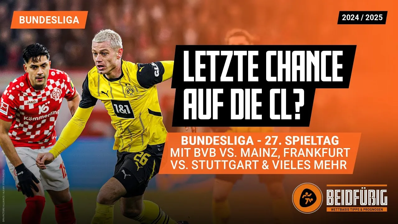 Bundesliga Prévision ⚽ Le 27e match incl.