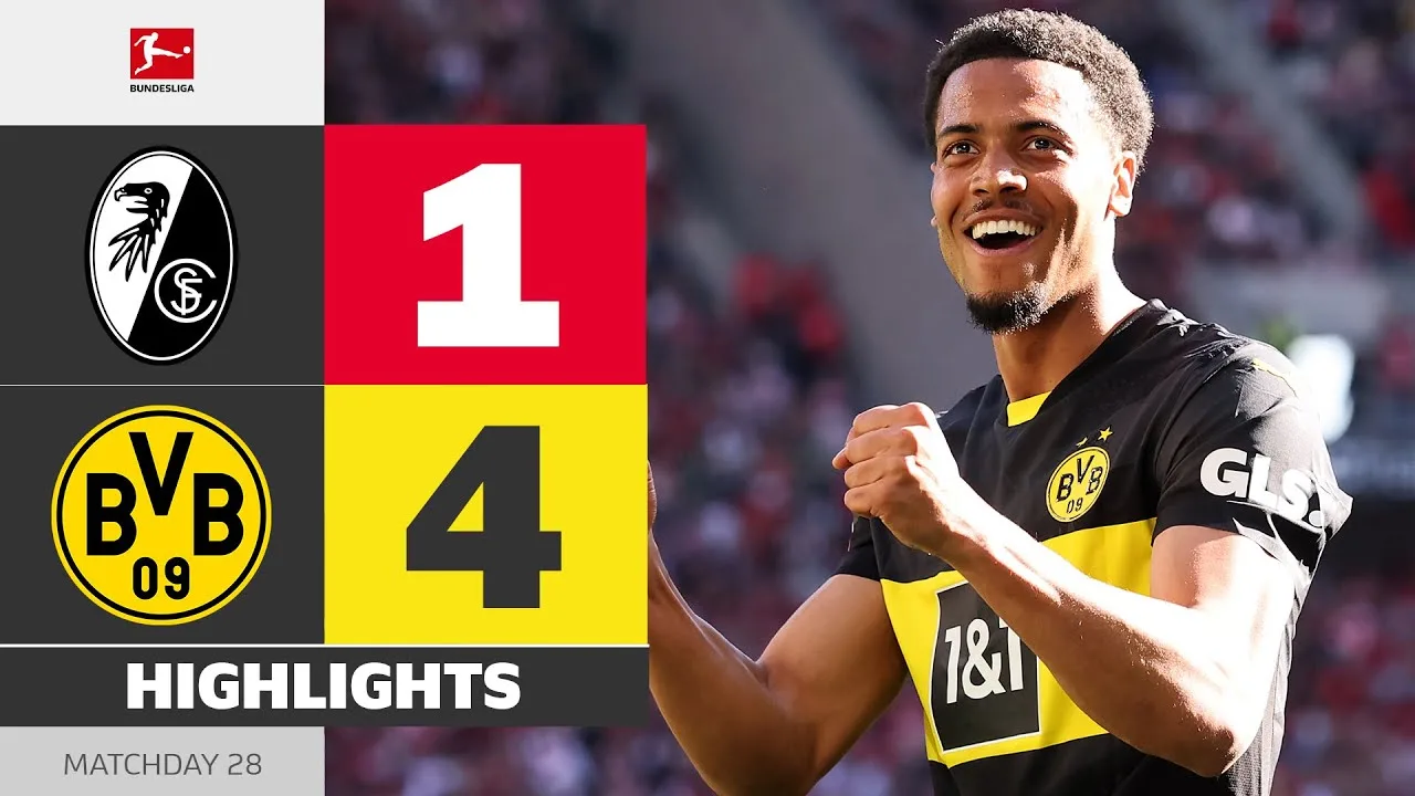 SC Freiburg – Borussia Dortmund | Faits saillants | Matchday 28 – Bundesliga 2024/25
