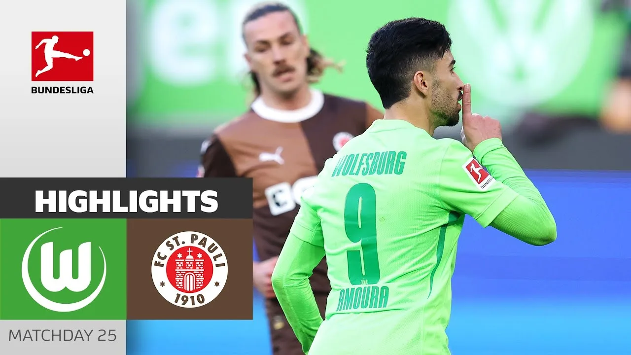 Score de pénalité Evens! | VFL Wolfsburg – FC St. Pauli 1-1 | Faits saillants | MD 25 – Bundesliga 2024/25