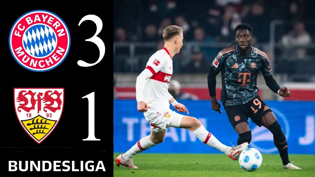 🔴 FC Bayern Munich vs VFB Stuttgart 3-1 | Bundesliga | FC Bayern v Stuttgart Sights Fait
