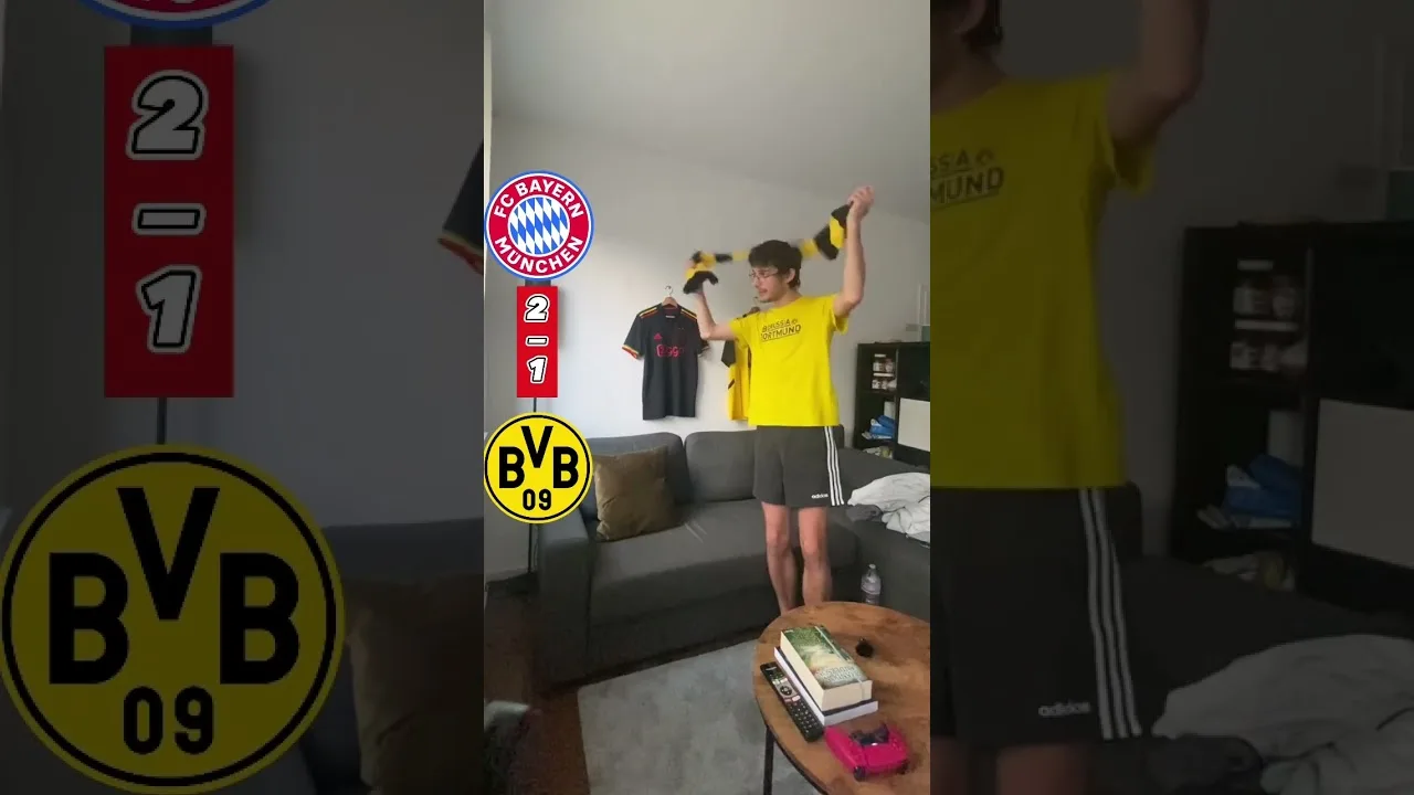 Das war eine Achterbahnfahrt #bayernmunich #borussiadortmund #bundesliga #klassiker #rage
