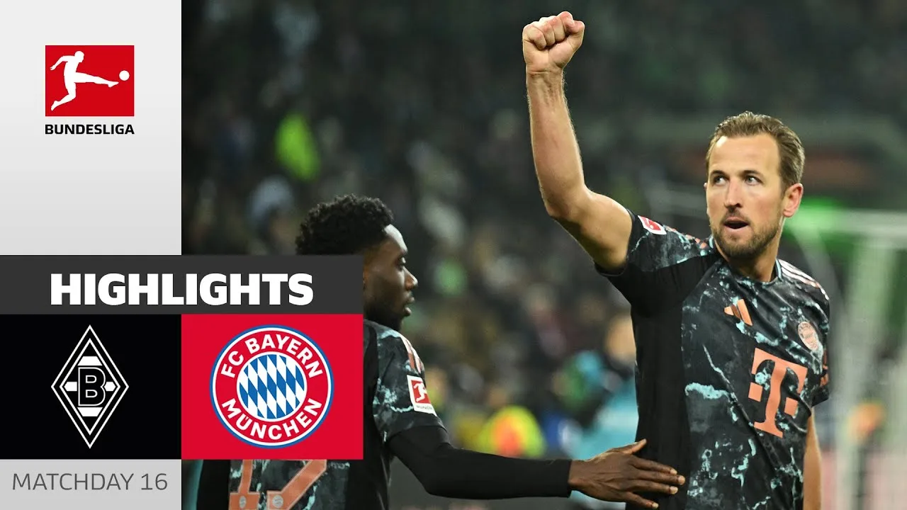 Kane depuis le spot ! | Borussia M’gladbach – FC Bayern Munich 0-1 | Faits saillants | MD16 – Bundesliga