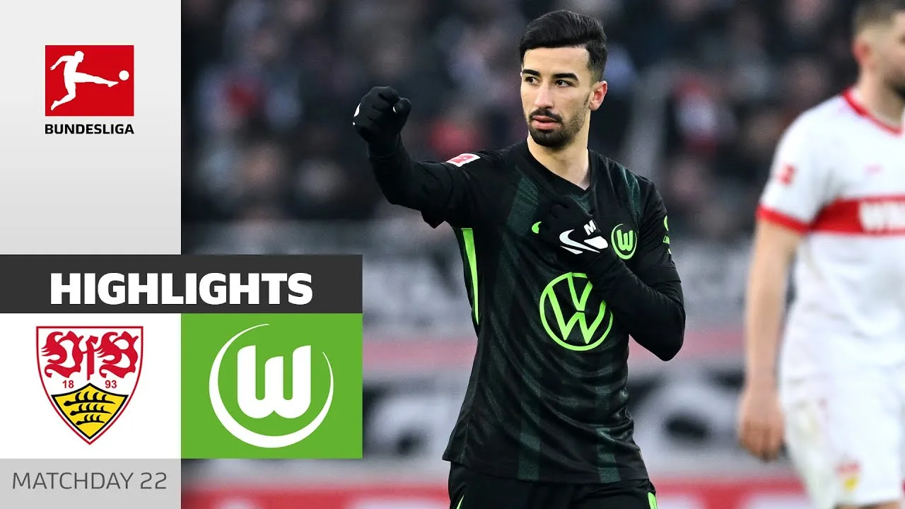 Les loups agacent en retard Stuttgart! | VFB Stuttgart – VFL Wolfsburg 1-2 | Faits saillants | MD 22 Bundesliga
