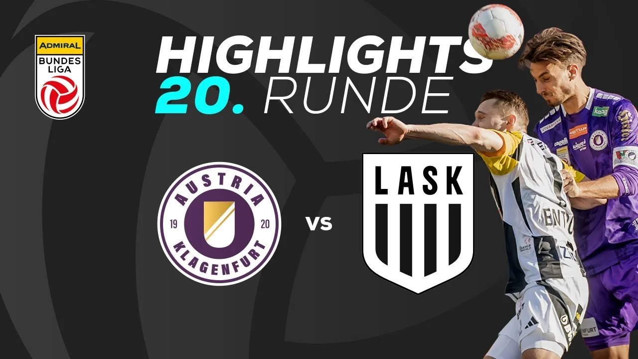 SK AUSTRIA KLAGENFURT – Lask 20e Round Admiral Bundesliga 2024/25