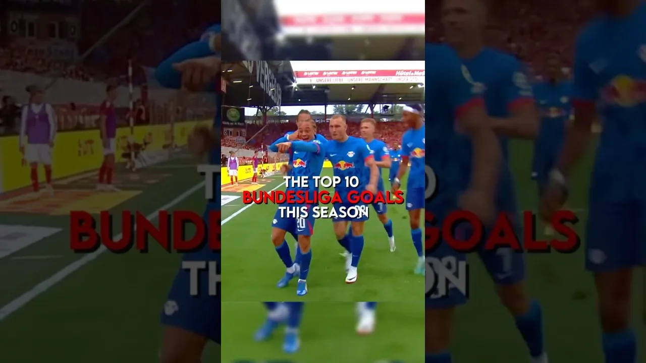 The top 10 best bundesliga goals this season 2023/24